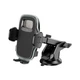Автотримач Hoco H15 Fair push-type car holder (центральна панель), Чорний - зображення 3