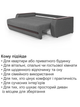 Диван Осака Premium 240 × 110 см, сірий - зображення 6