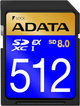 Карта памʼяті ADATA Premier Extreme SD8.0 SDXC 512 GB Class 10 UHS-I/U3 V30 (SD512GEX3L2-C) - зображення 1