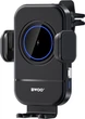 Автотримач Bwoo ZJ137 15W 360° Rotation Wireless Charging Vent Mount Black (6933654815161) - зображення 1