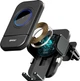Автотримач Bwoo ZJ137 15W 360° Rotation Wireless Charging Vent Mount Black (6933654815161) - зображення 3