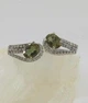 Серьги из серебра с султанитом и куб.цирконами (106740/103) - изображение 5