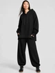 Жіночий спортивний комплект на флісі (худі+штани) Victoria's Secret PINK Campus Fleece XS (Чорний) - изображение 1