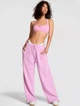 Жіночий спортивний комплект на флісі (худі+штани) Victoria's Secret PINK Campus Fleece M (Short) (Бузковий) - изображение 5