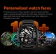 Чоловічий смарт-годинник UWatch чорний сталевий з GPS і компасом сенсорний IPS екран водостійкість 3 атм Bluetooth два ремінці (400836) - зображення 8