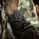 Чоловічий смарт-годинник UWatch чорний сталевий з GPS і компасом сенсорний IPS екран водостійкість 3 атм Bluetooth два ремінці (400836) - зображення 10