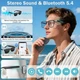 Розумні окуляри Fagalil S7 Bluetooth AI з перекладачем UV400 поляризовані Black - зображення 3