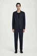 Блейзер чоловічий COS relaxed single-breasted cotton blazer 1265497001 Eur 54 Синій - зображення 3