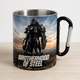 Металева кружка з карабіном 300 мл "Fallout Brotherhood of Steel" - зображення 1