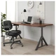 Компьютерный стол IKEA IDÅSEN 160x80 см с регулируемой высотой коричневый темно-серый 992.810.39 - изображение 2