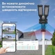 IP PTZ-відеокамера автономна з 4G, прожектором та сонячною панеллю 3Mp+3Mp+3Mp - изображение 12
