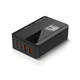 Зарядний пристрій ColorWay Power Delivery (2 USB-A + 2 USB TYPE-C) (65 W) black (CW-CHS040PD-BK) (353894) - зображення 1