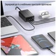 Зарядний пристрій ColorWay Power Delivery (2 USB-A + 2 USB TYPE-C) (65 W) black (CW-CHS040PD-BK) (353894) - зображення 7