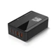 Зарядное устройство ColorWay Power Delivery (2USB-A + 2USB TYPE-C) (65W) black (CW-CHS040PD-BK) - изображение 1