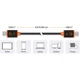 Дата кабель USB-C to USB-C 3.0m 100W (20V/5A) premium J5create (JUCX25L30-N) - изображение 5