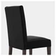 Крісло кухонне IKEA HENRIKSDAL Glose темно-коричневе чорне 003.809.48 - зображення 4