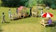 Drewniana kuchnia dla dzieci Classic World Outdoor z daszkiem CW54587 (6927049054587) - obraz 5