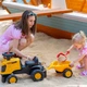 Толокар-трактор Falk JCB Fastrac з причепом Жовтий 315CS (3016200000754) - зображення 5