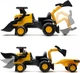 Толокар-трактор Falk JCB з причепом Жовтий 315NS (3016200001676) - зображення 2