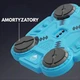 Interaktywna tarcza bokserska Woopie Bluetooth muzyczna 11 elementów niebieska (5906280658830) - obraz 7