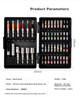 Набор отверток MASTERPROOF Rainbow Magic Box, 48 предметов, S2: плоские, крестовые, Torx, шестигранники - изображение 8