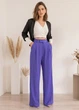 Брюки жіночі широкі з ліоцелу ZARA M - зображення 3
