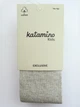 Детские хлопковые колготки Katamino Exclusive однотонные Светло-серые 122-128 / 7-8 лет - изображение 2
