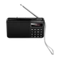 Портативний радіоприймач HOCO HI50, AM / FM, USB / TF / BT5.3, 1200mAh, 5W, 3.5-5h, black - зображення 2