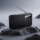 Портативний радіоприймач HOCO HI50, AM / FM, USB / TF / BT5.3, 1200mAh, 5W, 3.5-5h, black - зображення 8