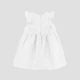 Детское муслиновое платье для девочки Bembi PL423-200 80 см Белое (14423326835.200) - изображение 2