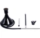 Кальян Tiaga Hookah Classic Black дизайнерский Тяга Хука 57 см нержавейка с напылением с 14 мм диаметром на уплотнителе с диффузором чёрный - изображение 3