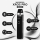 Многоразовая Pod-система Vaporesso XROS PRO Black черная вапорессо х-рос про до 30 Вт вейп 1200 мАч бак 3 мл алюминиевый сплав и пластик - изображение 2