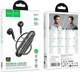 Наушники Bluetooth Hoco ES77 Graceful lavalier BT earphones Black - изображение 2