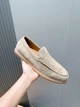 Мужские замшевые лоферы TOD'S светло-коричневого цвета размер 41 - изображение 3