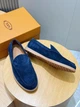 Мужские замшевые лоферы TOD'S синего цвета размер 41 - изображение 5
