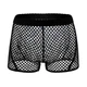 Мужские трусы боксеры в сетку Clever-Menmode L Черный - изображение 3