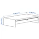 Подставка для монитора с выдвижным ящиком, ярко-оранжевая. ELLOVEN IKEA 406.198.58 - изображение 2