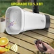 Громкоговоритель рупор Bluetooth с микрофоном FM радио MP3 USB TF солнечной батареей аккумулятором фонариком для экскурсий обучения мероприятий тренировок улицы переносной беспроводной WSJAR L-026 портативная колонка - изображение 3