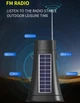Громкоговоритель рупор Bluetooth с микрофоном FM радио MP3 USB TF солнечной батареей аккумулятором фонариком для экскурсий обучения мероприятий тренировок улицы переносной беспроводной WSJAR L-026 портативная колонка - изображение 6