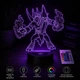 Светильник ночник «Персонаж Dota 2 Дота 2 Dark seer Дарк Сир» на подарок дотеру геймеру фанату Dota. 3D лампа с Led-подсветкой и пультом (7 цветов 4 режима) (3DP089) - изображение 1