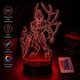 Светильник ночник «Персонаж Dota 2 Дота 2 Doom Дум Люцифер» на подарок дотеру геймеру Dota. 3D лампа с Led-подсветкой и пультом (7 цветов 4 режима) (3DP087) - изображение 1