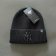 Шапка мужская осень зима New York Yankees черная - изображение 1