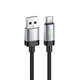Кабель Hoco X117 USB – Type-C 3 А 1 м чорний - зображення 1