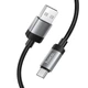 Кабель Hoco X117 USB – Type-C 3 А 1 м чорний - зображення 4