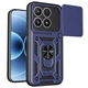 Чехол Fiji Camera Defence для Xiaomi 17 бампер с защитой камеры и подставкой Dark Blue - изображение 1