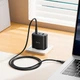 Сетевое зарядное устройство Hoco C160A PD 65W / 3.25A USB+2Type-C для ноутбука с быстрой зарядкой Black - изображение 4