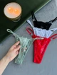 Стринги из кружева на лямочках M 90% полиамид 10% эластан 4 цвета - изображение 2