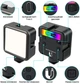 Накамерное светло Andoer N69 RGB 6W LED с регулировкой цвета и яркости черное - изображение 7