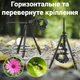 Штатив Andoer TR-02h розкладний алюмінієвий 4-секційний 160 см чорний - зображення 4