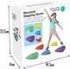 Kamienie sensoryczne Woopie trening równowagi antypoślizgowe 5 elementów (5906280659097) - obraz 4